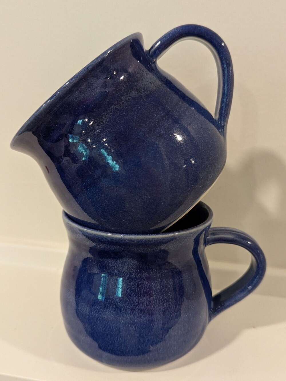 Handmade Deep Blue Mug Set